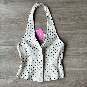 Polka Dot Halter Top